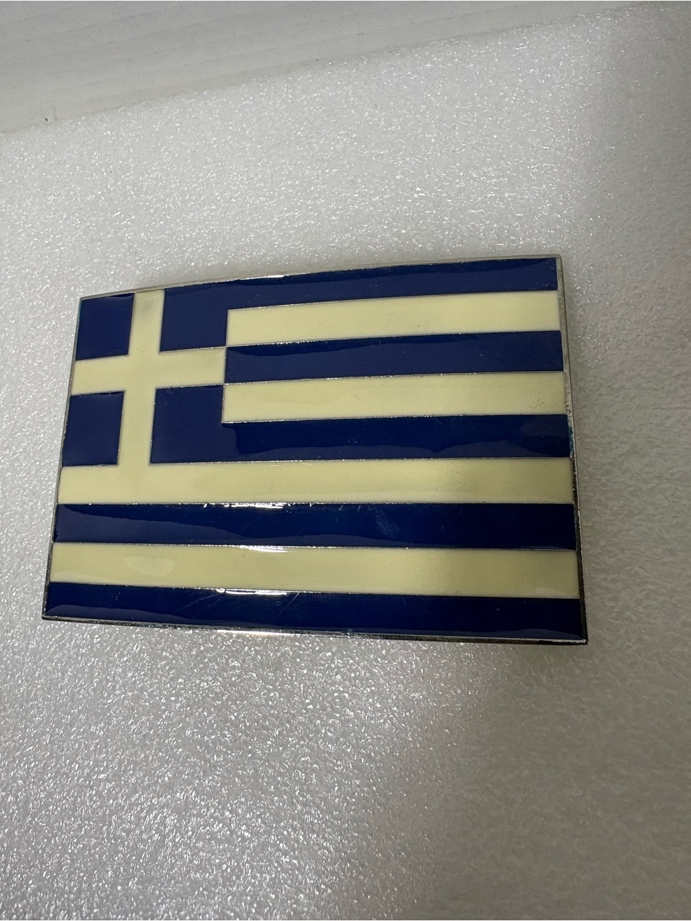 Greece Flag Belt Buckle